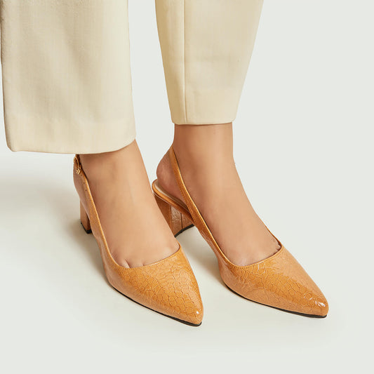 Sizzling Slingback - Caramel