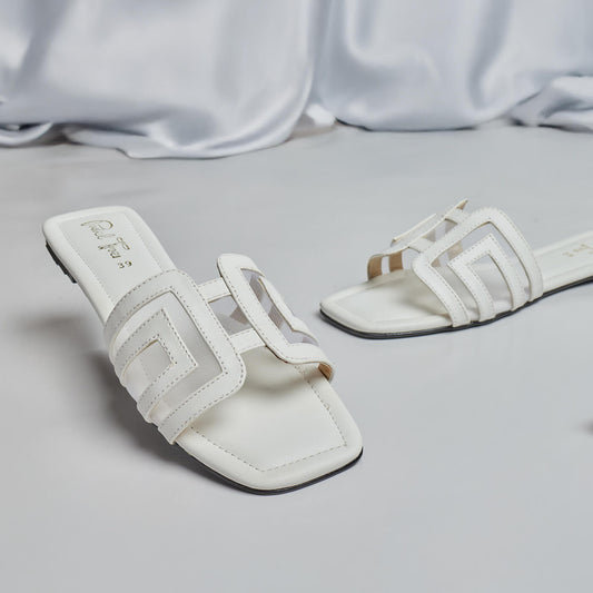 Squared Net Slides - White