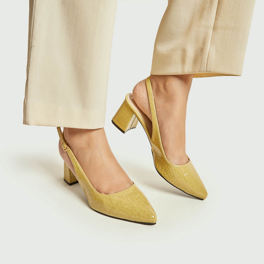 Sizzling Slingback -  Green