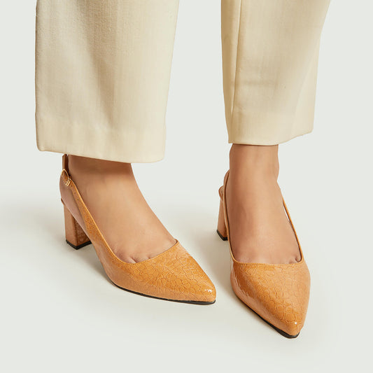 Sizzling Slingback - Caramel