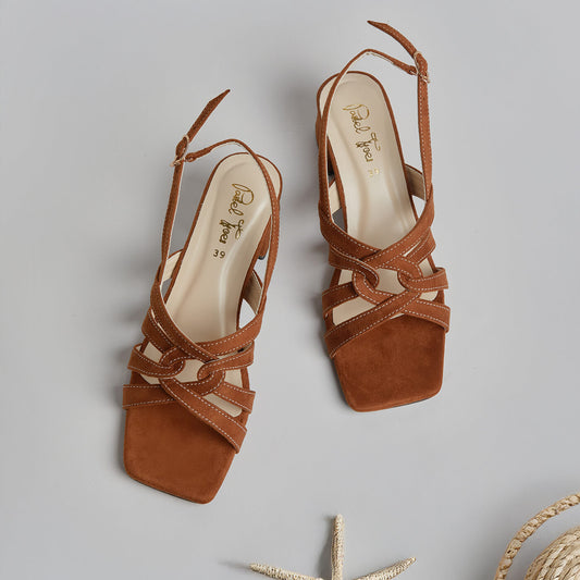 Sea Wave Sandal - Mustard