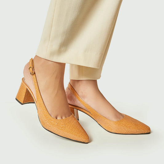 Sizzling Slingback - Caramel