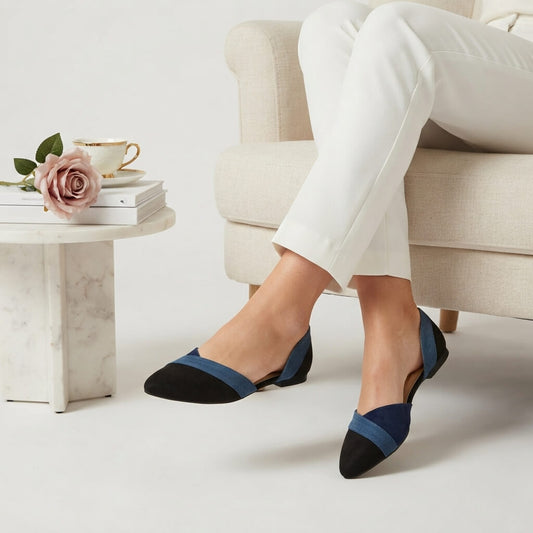Denim Ballerina Flat