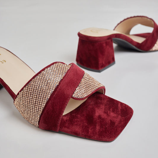 Diva Glam Heel - Maroon