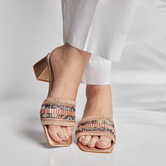 Heritage Glow Slide - Peach