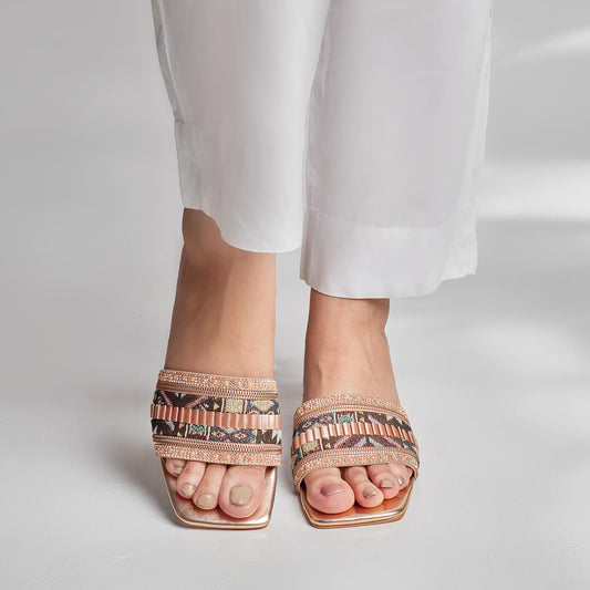 Heritage Glow Slide - Peach