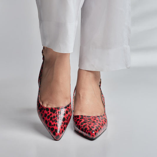 Night Shade Sling Back - Maroon