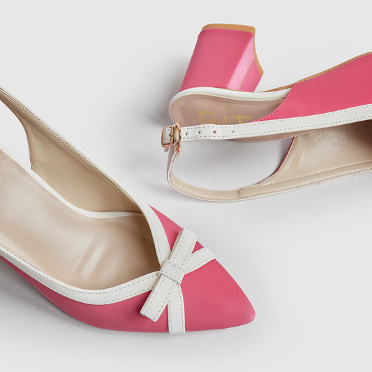 Sandy Fuzz Sling Back - Pink
