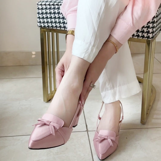 Sip Sorento Block Heel - Nude Pink