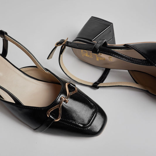 Starlet Squared Sandal - Black