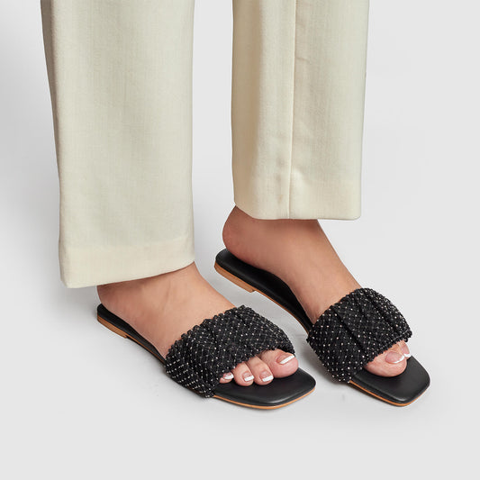 Summer Sorbet Slides - Black