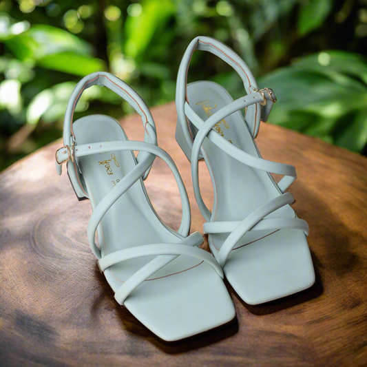 Criss cross sandal - Sea Green