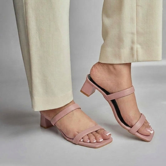 Elegancia Heel - Tea pink