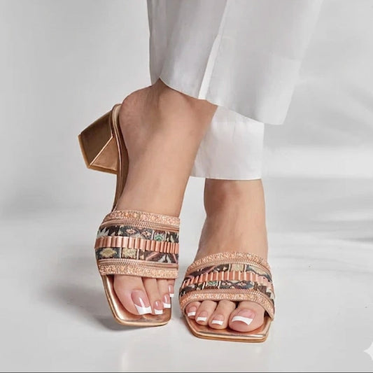 Heritage Glow Slide - Peach