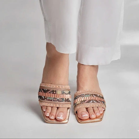 Heritage Glow Slide - Peach