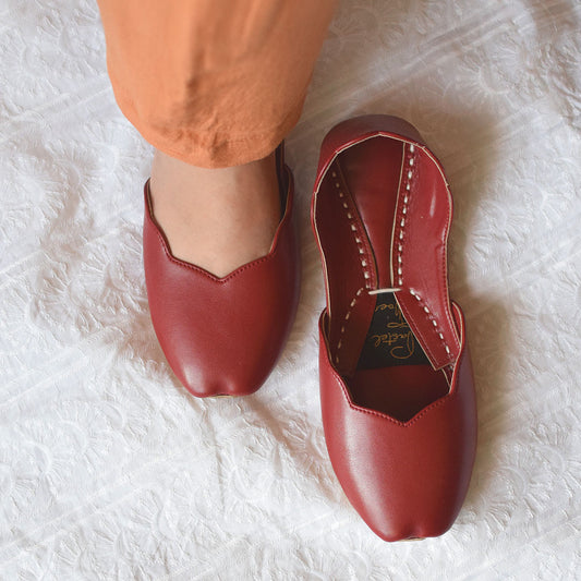 Nawabi Jutti - Maroon