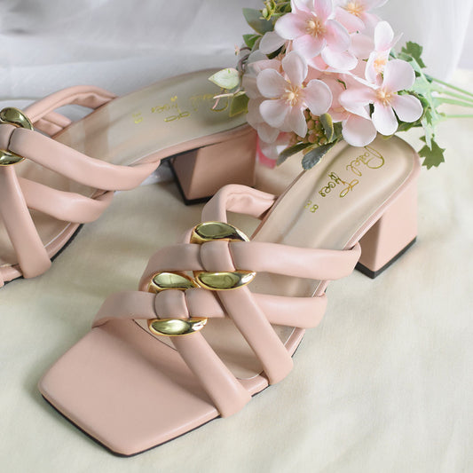 Gemini Block Heel - Pink