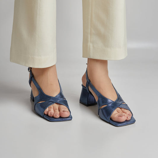 Rome Heels - Navy