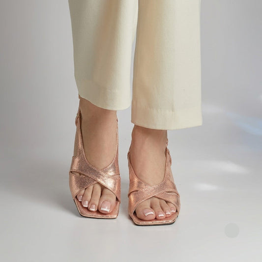 Rome Heels - Peach