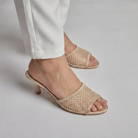 Sprinkles Net Heel - Gold