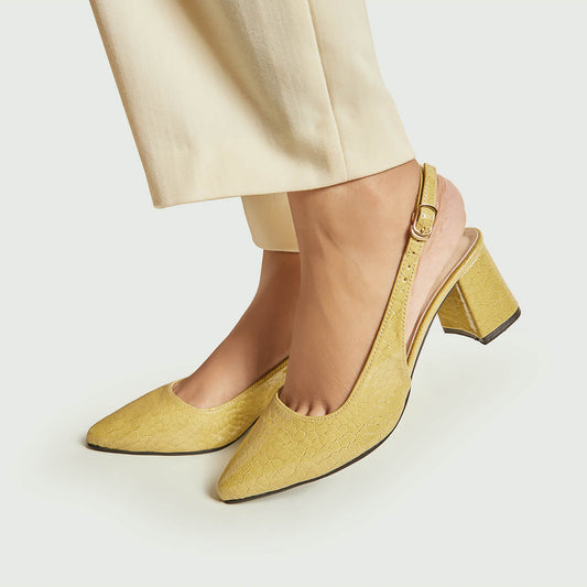 Sizzling Slingback -  Green