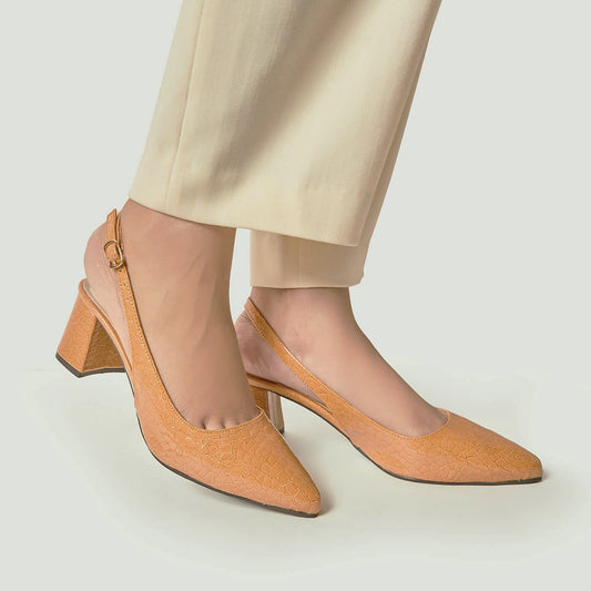 Sizzling Slingback - Caramel