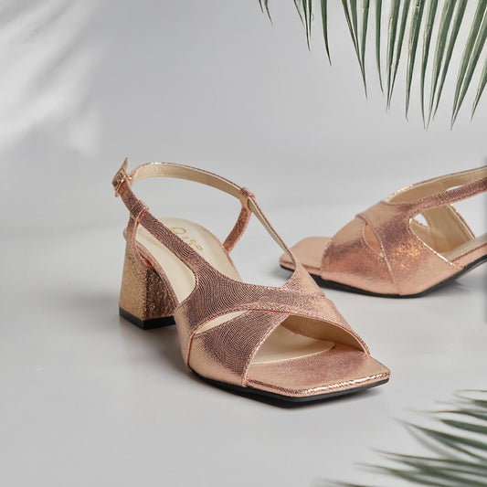 Rome Heels - Peach