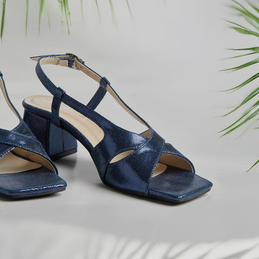 Rome Heels - Navy
