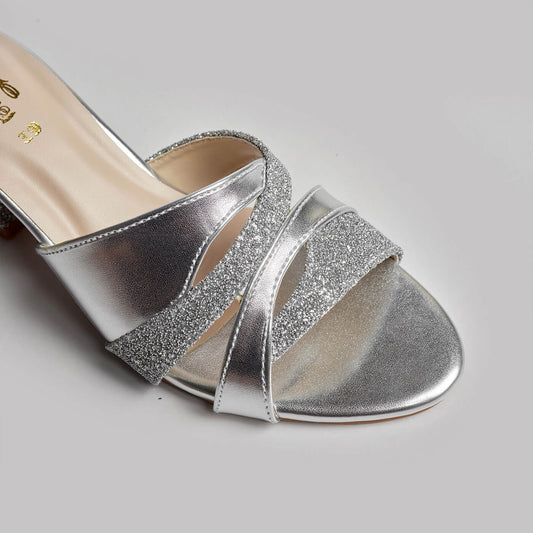 Aurora Block Heel - White