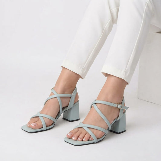 Criss cross sandal - Sea Green