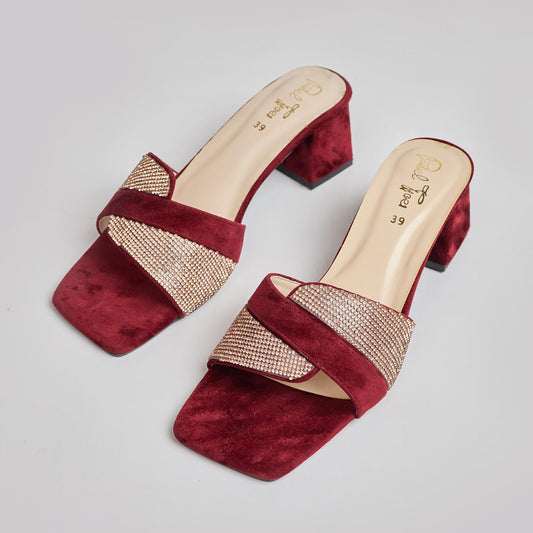 Diva Glam Heel - Maroon