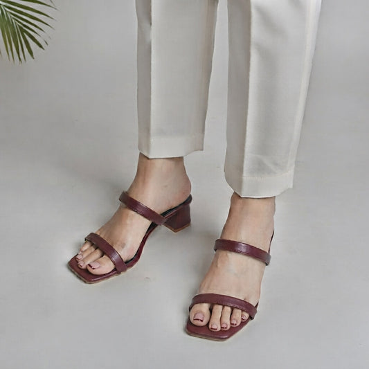 Elegancia Heel - Maroon