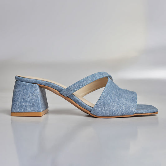 Faded Slipper - Denim Blue