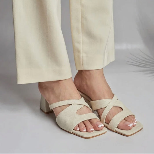Faded Slipper - Beige