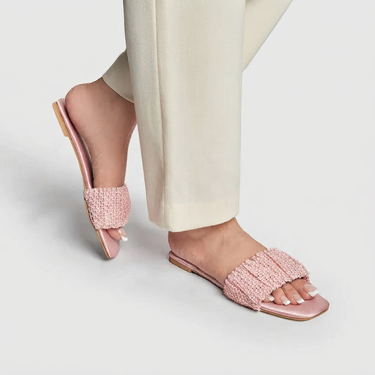 Summer Sorbet Slides - Nude Pink