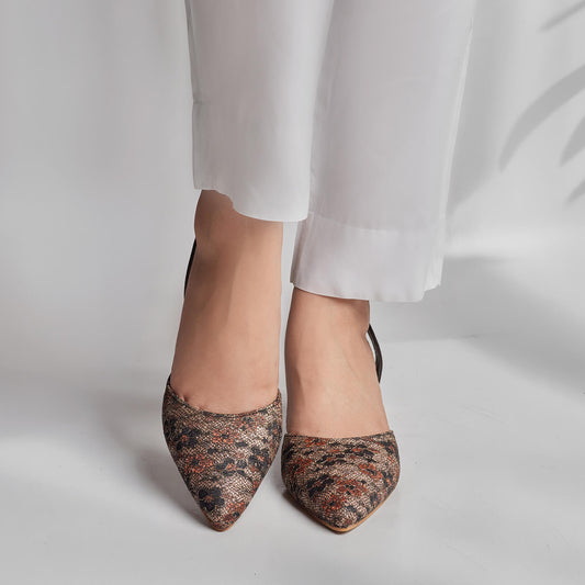 Gulistan Block Heel - Copper