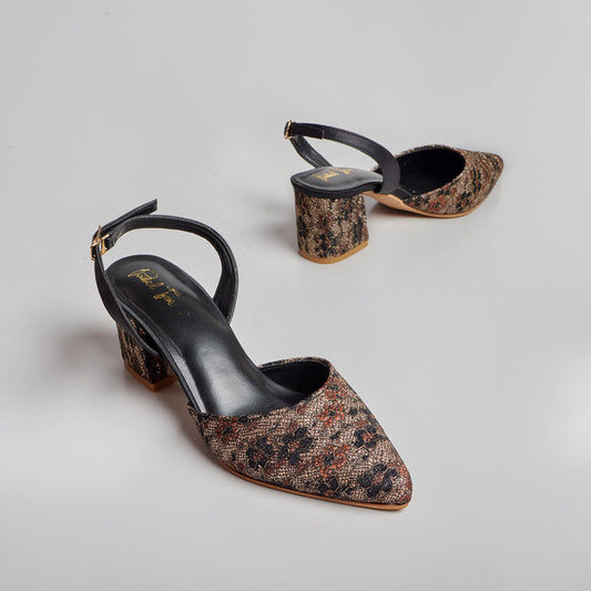 Gulistan Block Heel - Copper