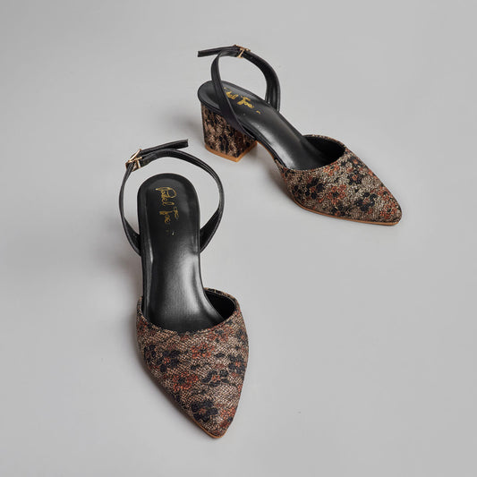 Gulistan Block Heel - Copper