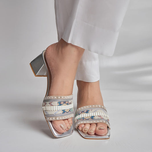 Heritage Glow Slide - White