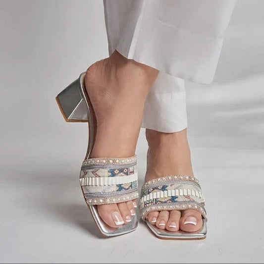 Heritage Glow Slide - White