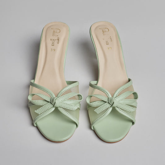 Lotus Net Heel - Mint Green