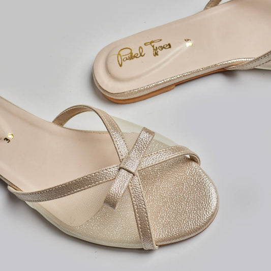 Net Bow Slides - Gold