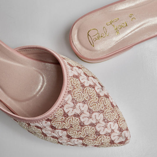 Rose Mule - Nude pink