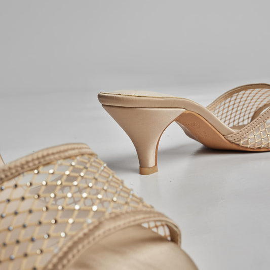 Sprinkles Net Heel - Gold