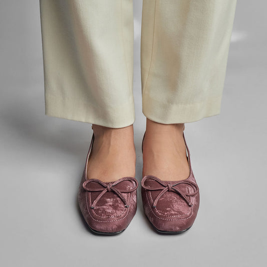 The Dusty Rose Velvet Sling