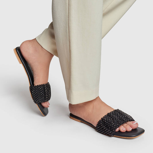 Summer Sorbet Slides - Black