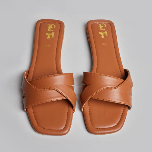 Twin Bling Slides - Mustard