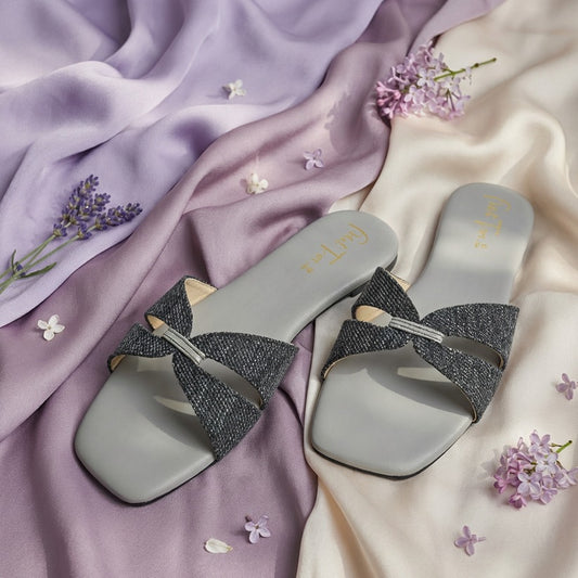 Jute Slides - Black