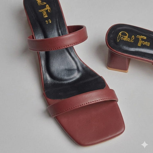 Elegancia Heel - Maroon