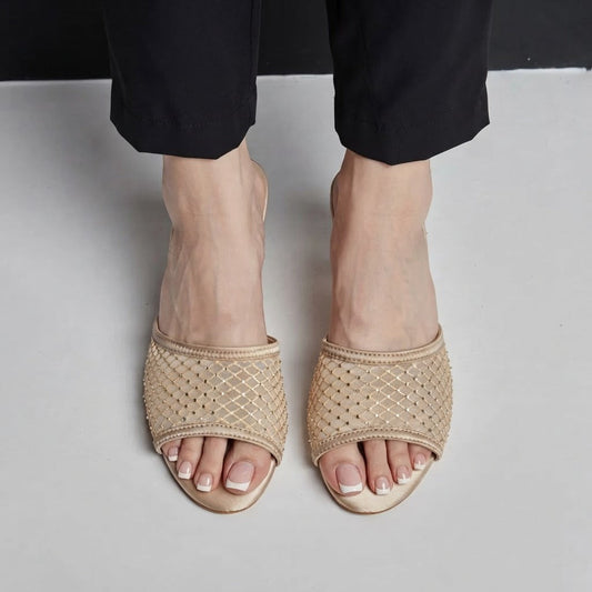 Sprinkles Net Heel - Gold